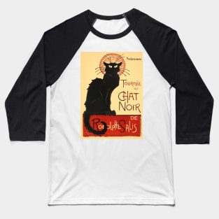 Tournee du Chat Noir France Vintage Poster Baseball T-Shirt